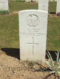 Blighty Valley Cemetery - Whitty, J