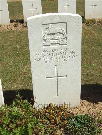 Blighty Valley Cemetery - Williamson, W G