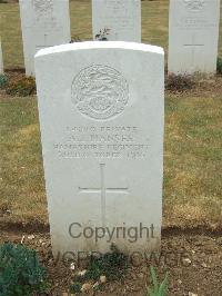 Connaught Cemetery - Manser, A J