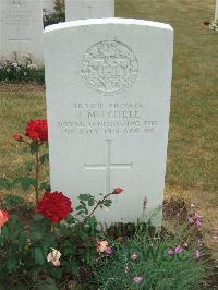 Connaught Cemetery - Mitchell, J