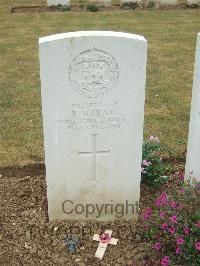 Connaught Cemetery - Myram, R