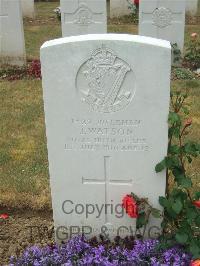 Connaught Cemetery - Watson, J