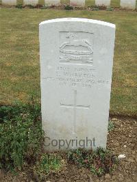 Connaught Cemetery - Wharton, F