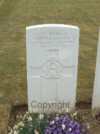 Connaught Cemetery - Williamson, D