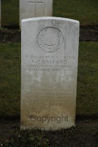 Ancre British Cemetery Beaumont-Hamel - Ballard, Lawrence Charles