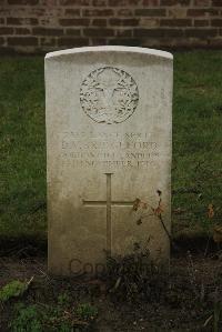 Ancre British Cemetery Beaumont-Hamel - Bridgeford, D V