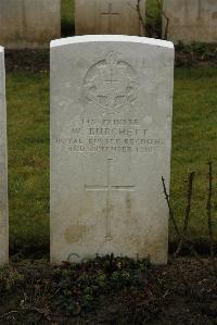 Ancre British Cemetery Beaumont-Hamel - Burchett, W