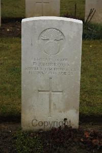 Ancre British Cemetery Beaumont-Hamel - Burrows, David John