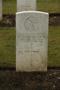 Ancre British Cemetery Beaumont-Hamel - Cameron, H