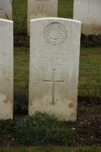 Ancre British Cemetery Beaumont-Hamel - Cross, N