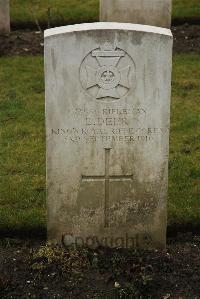 Ancre British Cemetery Beaumont-Hamel - Deer, E