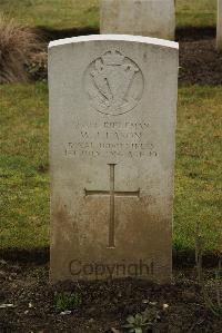 Ancre British Cemetery Beaumont-Hamel - Eason, W J