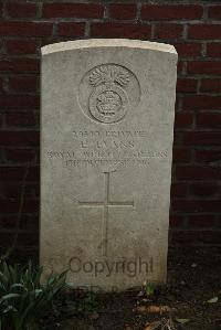 Ancre British Cemetery Beaumont-Hamel - Evans, E