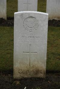 Ancre British Cemetery Beaumont-Hamel - Friend, William Charles