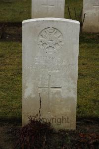 Ancre British Cemetery Beaumont-Hamel - Hanford, E