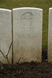 Ancre British Cemetery Beaumont-Hamel - Hayes, John