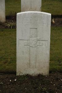 Ancre British Cemetery Beaumont-Hamel - Healy, E