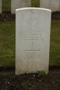 Ancre British Cemetery Beaumont-Hamel - Hills, A W