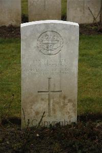 Ancre British Cemetery Beaumont-Hamel - Hopkins, Henry William