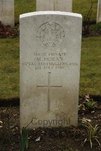 Ancre British Cemetery Beaumont-Hamel - Horan, M