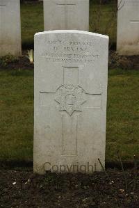 Ancre British Cemetery Beaumont-Hamel - Irving, D