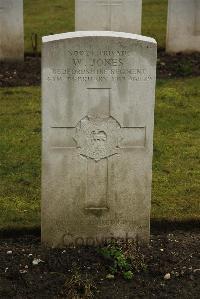 Ancre British Cemetery Beaumont-Hamel - Jones, W