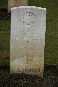 Ancre British Cemetery Beaumont-Hamel - Judson, J C