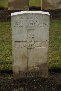 Ancre British Cemetery Beaumont-Hamel - King, Maurice