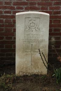 Ancre British Cemetery Beaumont-Hamel - Lomas, E