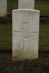 Ancre British Cemetery Beaumont-Hamel - Mannion, James