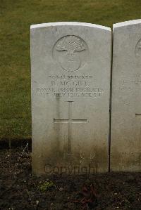 Ancre British Cemetery Beaumont-Hamel - McGill, Benjamin