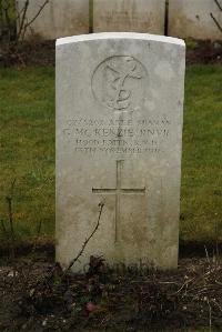 Ancre British Cemetery Beaumont-Hamel - McKenzie, G