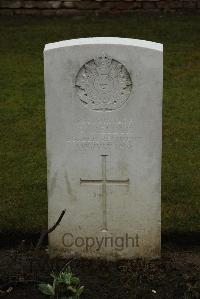 Ancre British Cemetery Beaumont-Hamel - Mellor, W