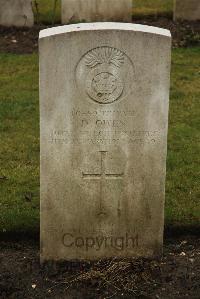 Ancre British Cemetery Beaumont-Hamel - Owen, D