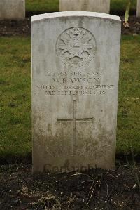 Ancre British Cemetery Beaumont-Hamel - Rawson, W