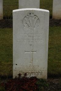 Ancre British Cemetery Beaumont-Hamel - Robinson, Samuel