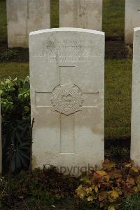 Ancre British Cemetery Beaumont-Hamel - Saunders, E