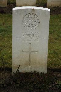 Ancre British Cemetery Beaumont-Hamel - Semple, R