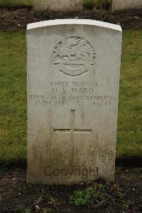 Ancre British Cemetery Beaumont-Hamel - Ward, Herbert Stanley