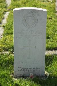 Sheerness (Isle-Of-Sheppey) Cemetery - Forster, Thomas