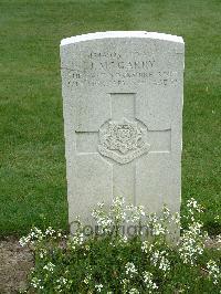 Reichswald Forest War Cemetery - McGarry, James