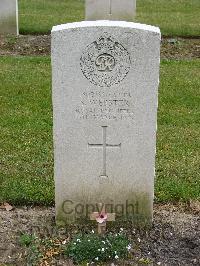 Reichswald Forest War Cemetery - Webster, Stanley