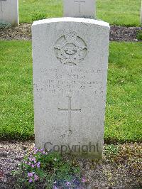 Reichswald Forest War Cemetery - Yates, Albert Cranston