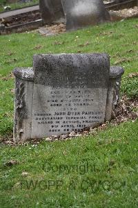 Watford Cemetery - Pamment, John Dyer