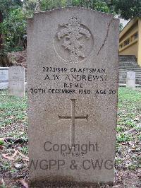 Hong Kong Cemetery - Andrews, Arthur William