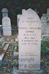 Hong Kong Cemetery - Appleton, Thomas