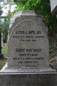 Hong Kong Cemetery - Bath, Alfred