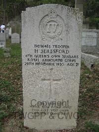 Hong Kong Cemetery - Beresford, Herbert