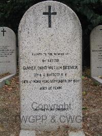 Hong Kong Cemetery - Beswick, David William