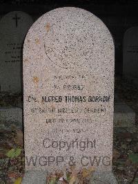 Hong Kong Cemetery - Borrow, Alfred Thomas